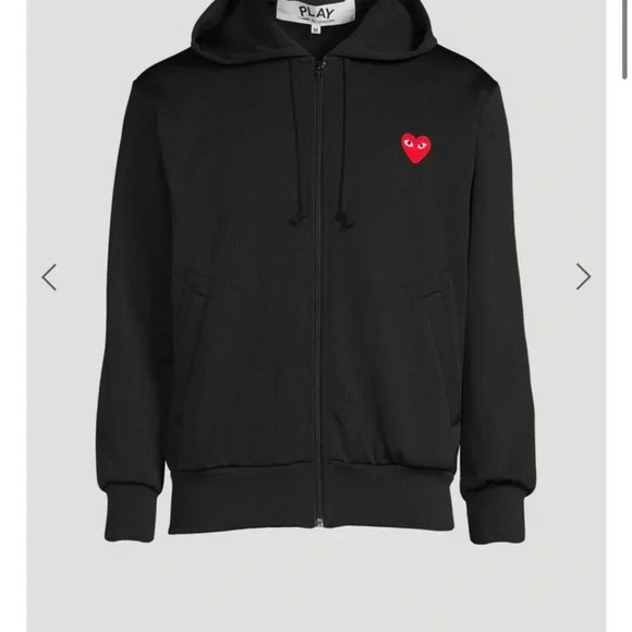 Comme De Garçons PLAY Hoodie Zip Up - Picture 6 of 6